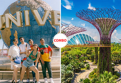 Free and Easy - Combo Universal Studios Singapore và Gardens By The Bay