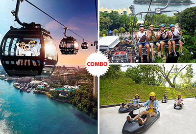Free and Easy - Combo Cáp treo Singapore Cable Car Sky Pass + Luge và Skyride