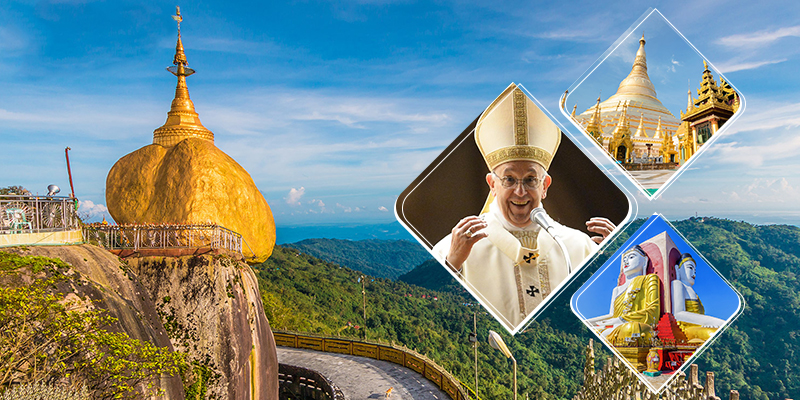 Du lịch hành hương Myanmar 2017 diện kiến Đức Giáo Hoàng (5 ngày)